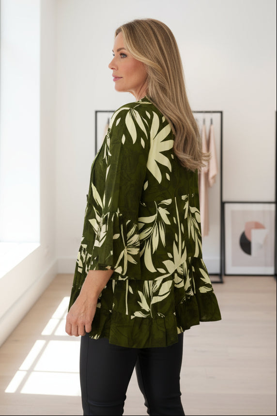 BILLIE – BOGENÄRMEL-BLOUSE