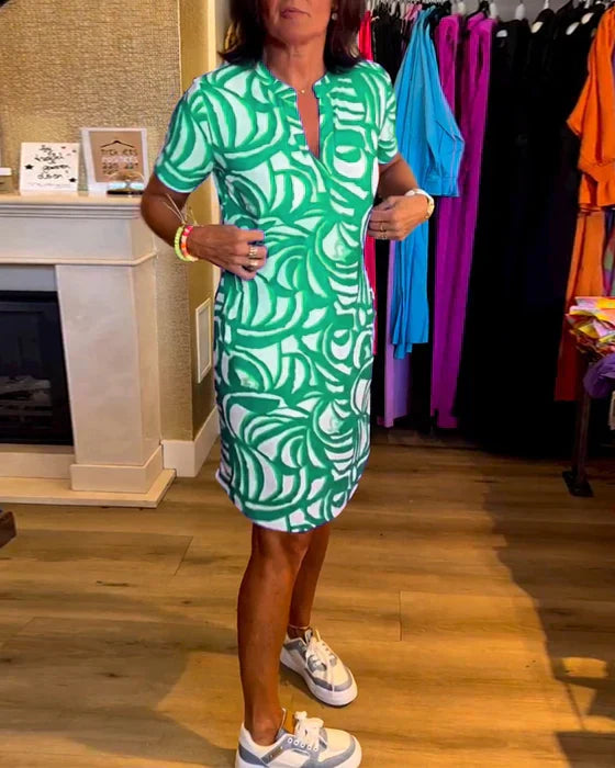 RHONDA - COLOURFUL DRESS