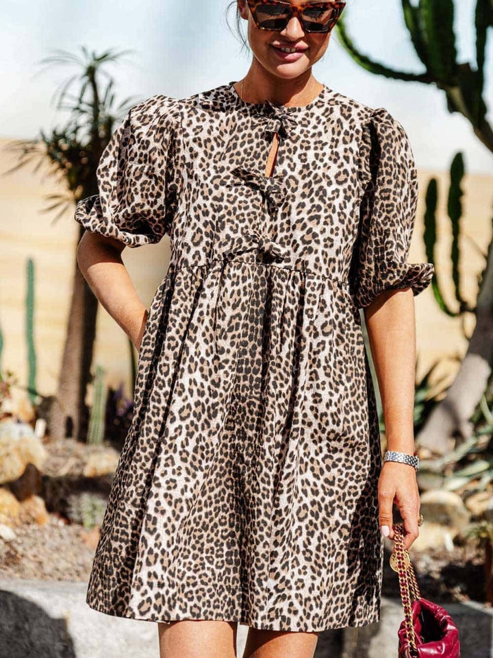 HANNAH – LEOPARD-KLEID