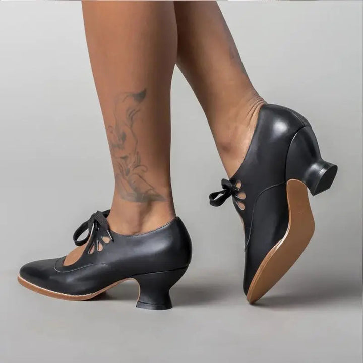 ZAYANA – ORTHOPÄDISCHE LEDER-SCHUHE MIT ABSATZ