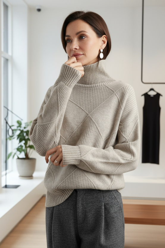 EVELYN – ROLLKRAGENPULLOVER
