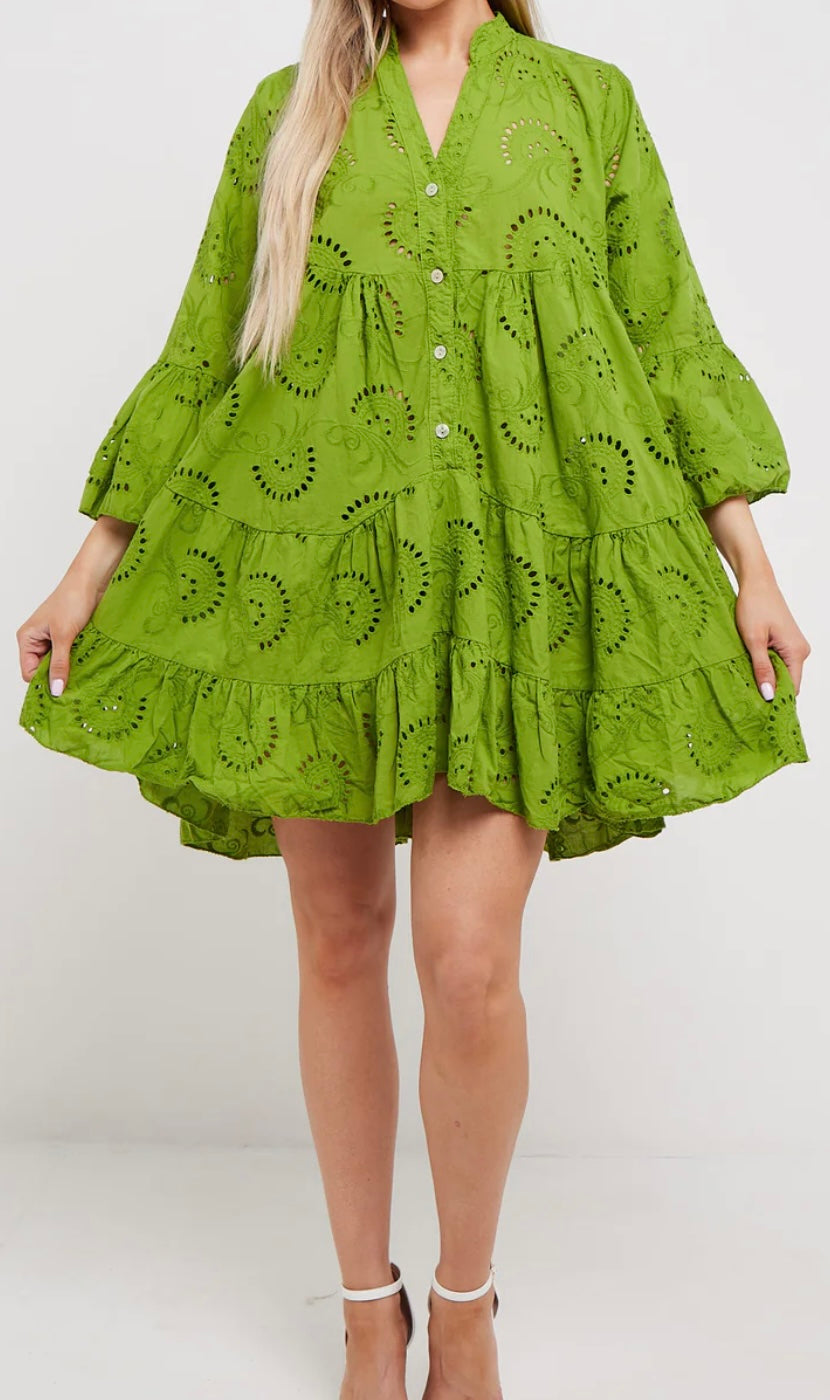 FRIEDA – SPITZENBLUSENKLEID