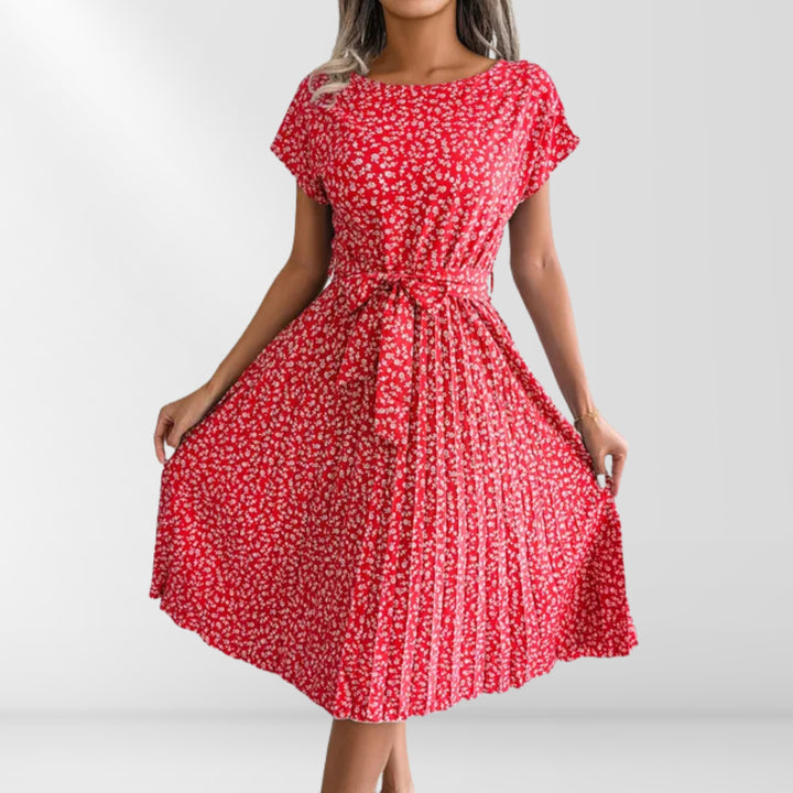 ANELE – BLUMENFALTENKLEID