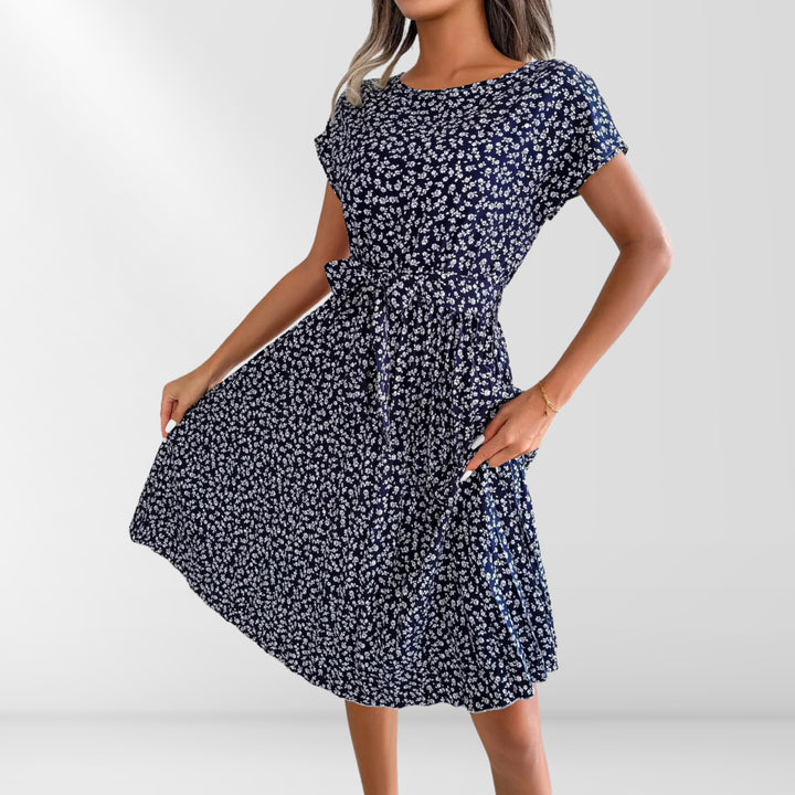 ANELE – BLUMENFALTENKLEID