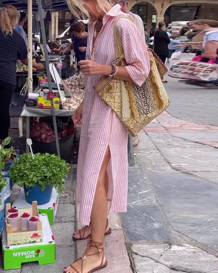 ELLE – GESTREIFTES HEMDKLEID