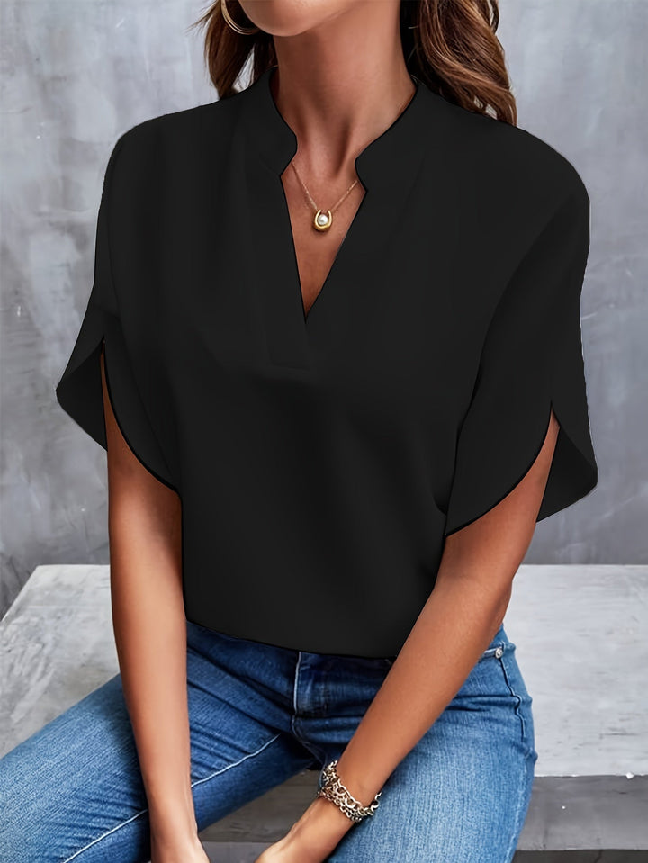 HAYDEN – BLOUSE MIT AUSGESTELLTEN ÄRMELN