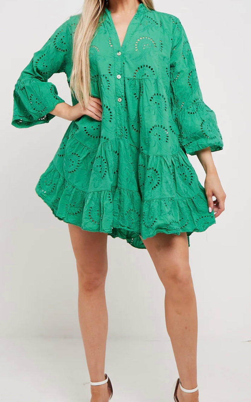 FRIEDA – SPITZENBLUSENKLEID