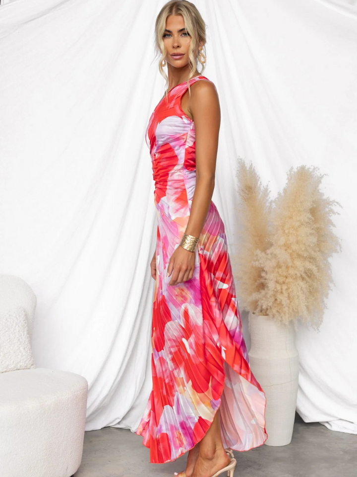 SERAFINA - SUNSET MAXIKLEID