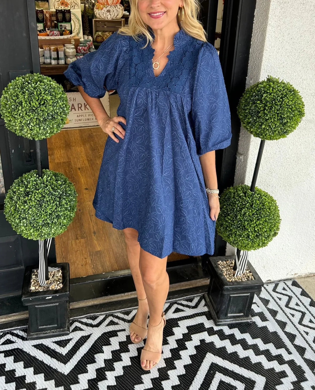 MELANIE – SOMMERKLEID MIT PUFFÄRMELN