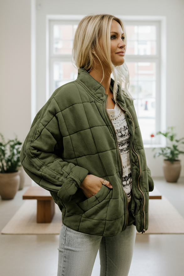 AMY - WATTIERTE STYLISCHE JACKE