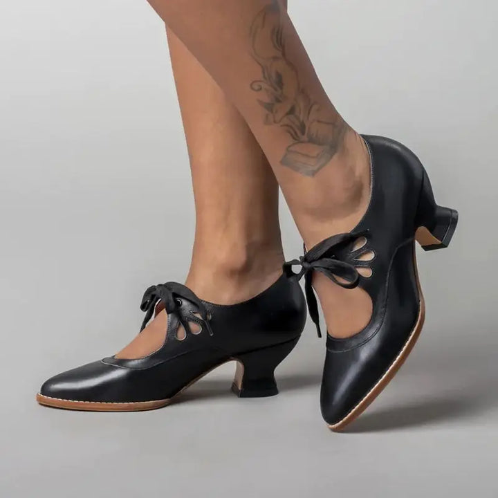 ZAYANA – ORTHOPÄDISCHE LEDER-SCHUHE MIT ABSATZ