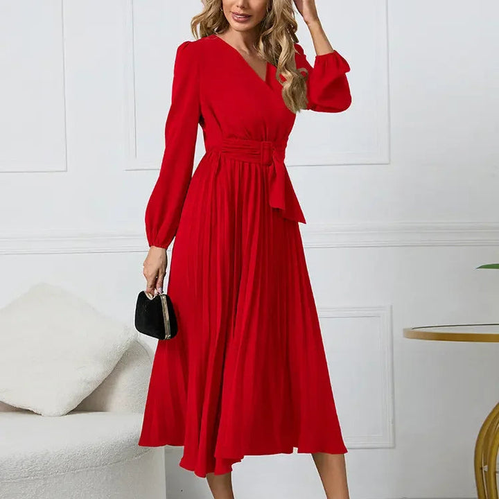 LAVINIA – STILVOLLES PLISSEEKLEID