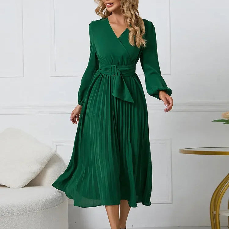 LAVINIA – STILVOLLES PLISSEEKLEID