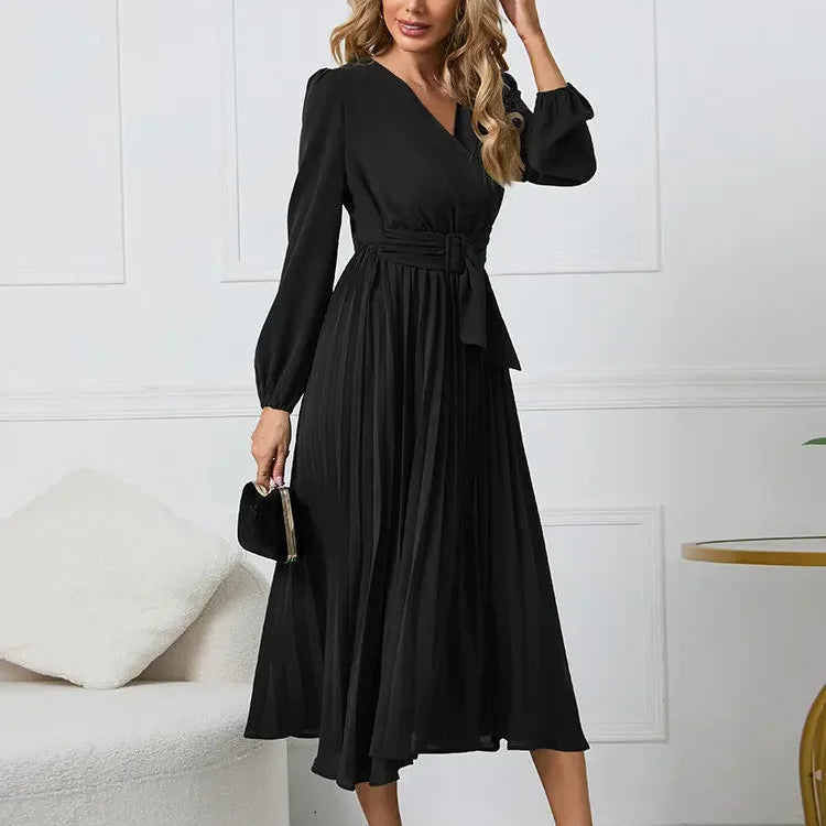 LAVINIA – STILVOLLES PLISSEEKLEID