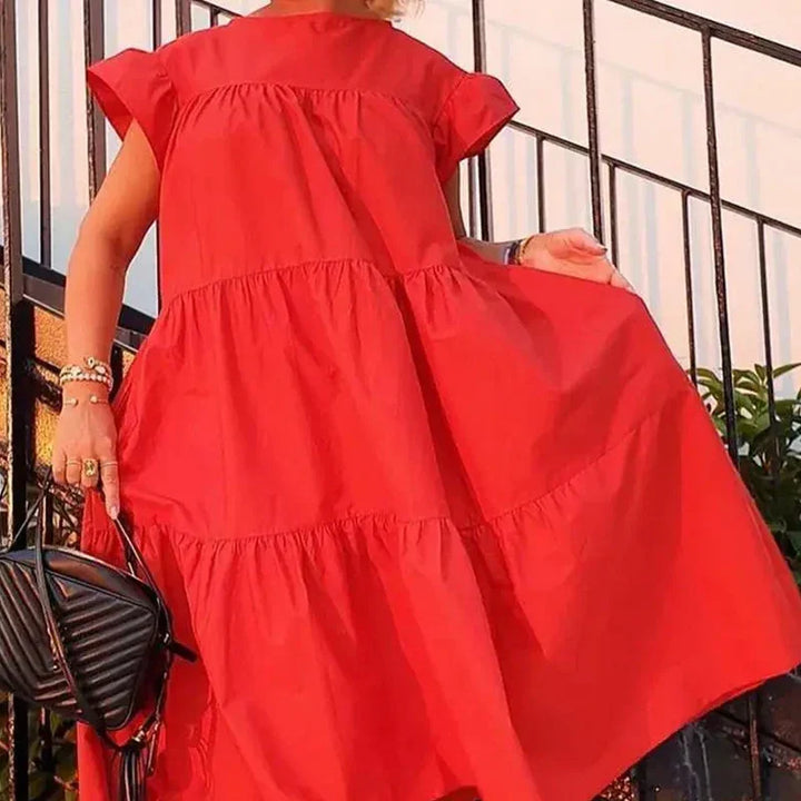 MAGDA – MIDI-KLEID MIT BAUCHBDECKUNG