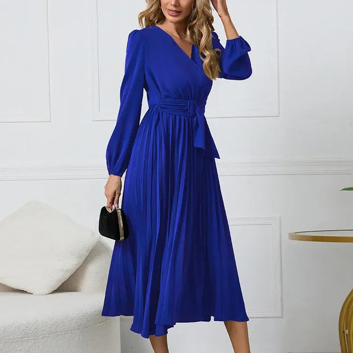 LAVINIA – STILVOLLES PLISSEEKLEID