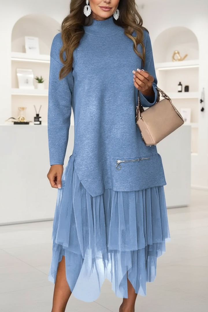 ADÉLIA – KLEID MIT ZIPPER-DETAIL