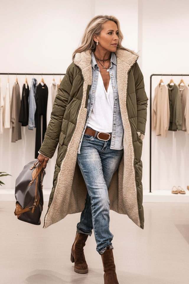 NOELLE – LANGER TEDDY-MANTEL