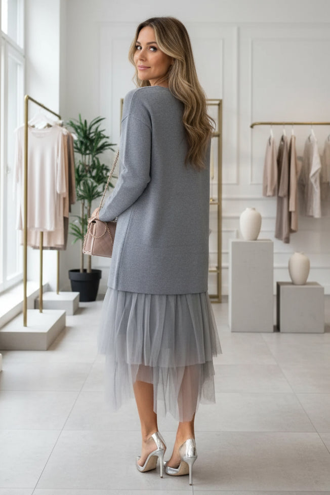 ADÉLIA – KLEID MIT ZIPPER-DETAIL