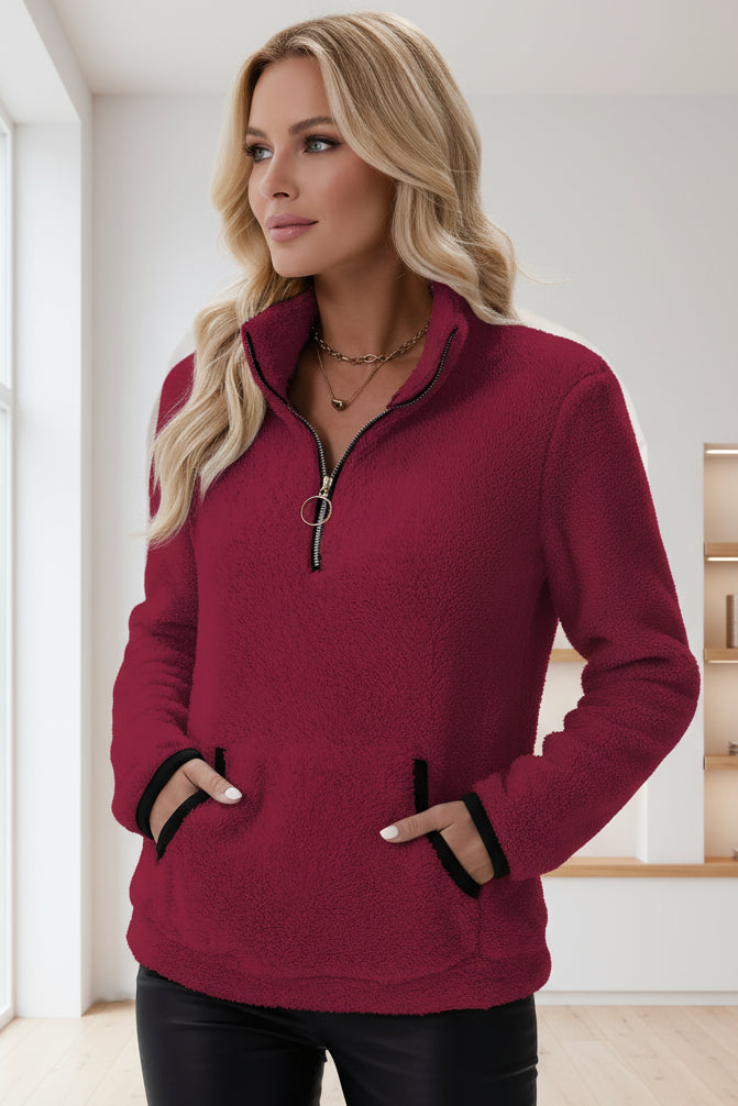 FRAUKE – TREND ZIPPER PULLOVER