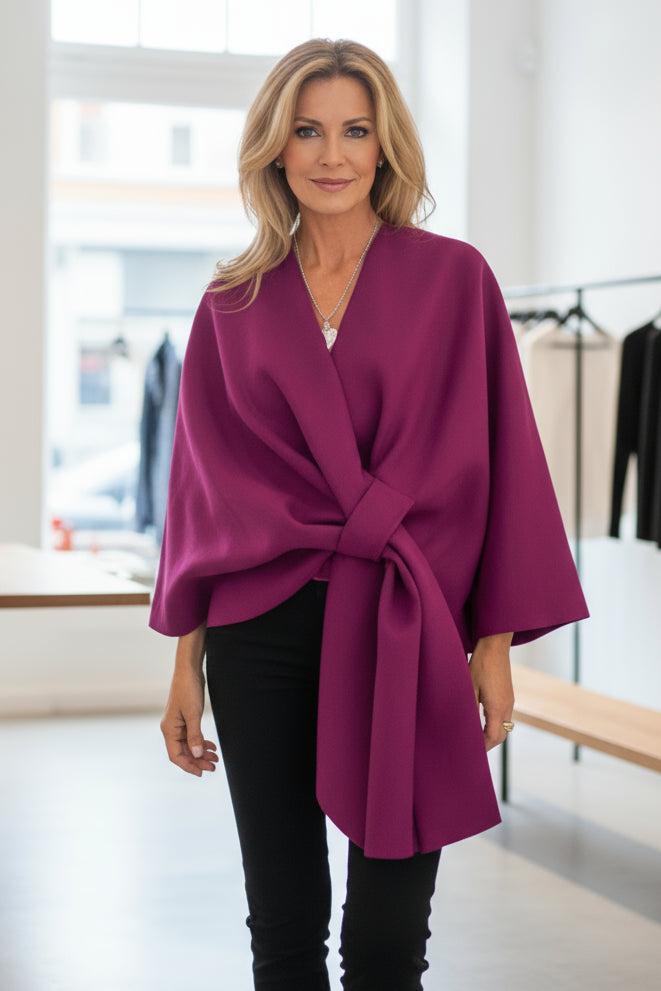 GRETA – LUXURIÖSER PONCHO-MANTEL