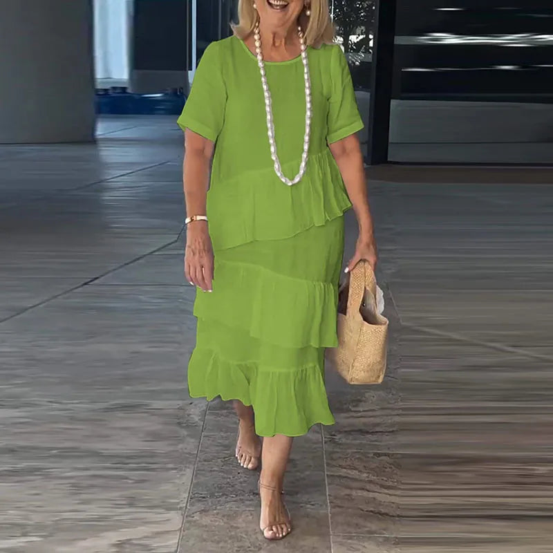 GINNY - MEHRLAGIGES SOMMERKLEID