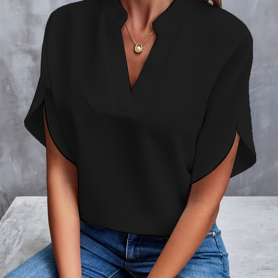 HAYDEN – BLOUSE MIT AUSGESTELLTEN ÄRMELN