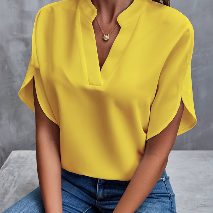 HAYDEN – BLOUSE MIT AUSGESTELLTEN ÄRMELN