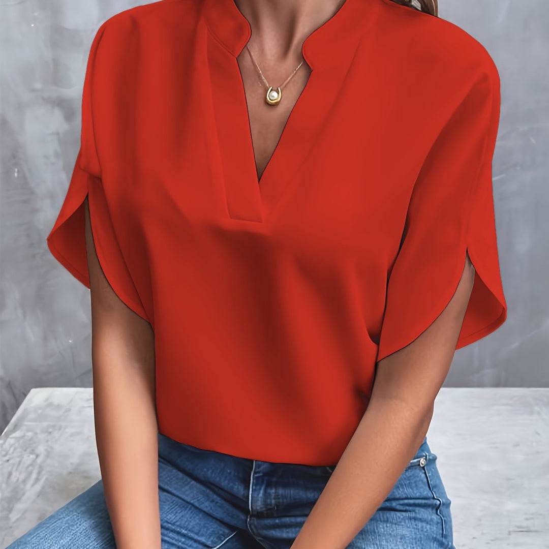 HAYDEN – BLOUSE MIT AUSGESTELLTEN ÄRMELN