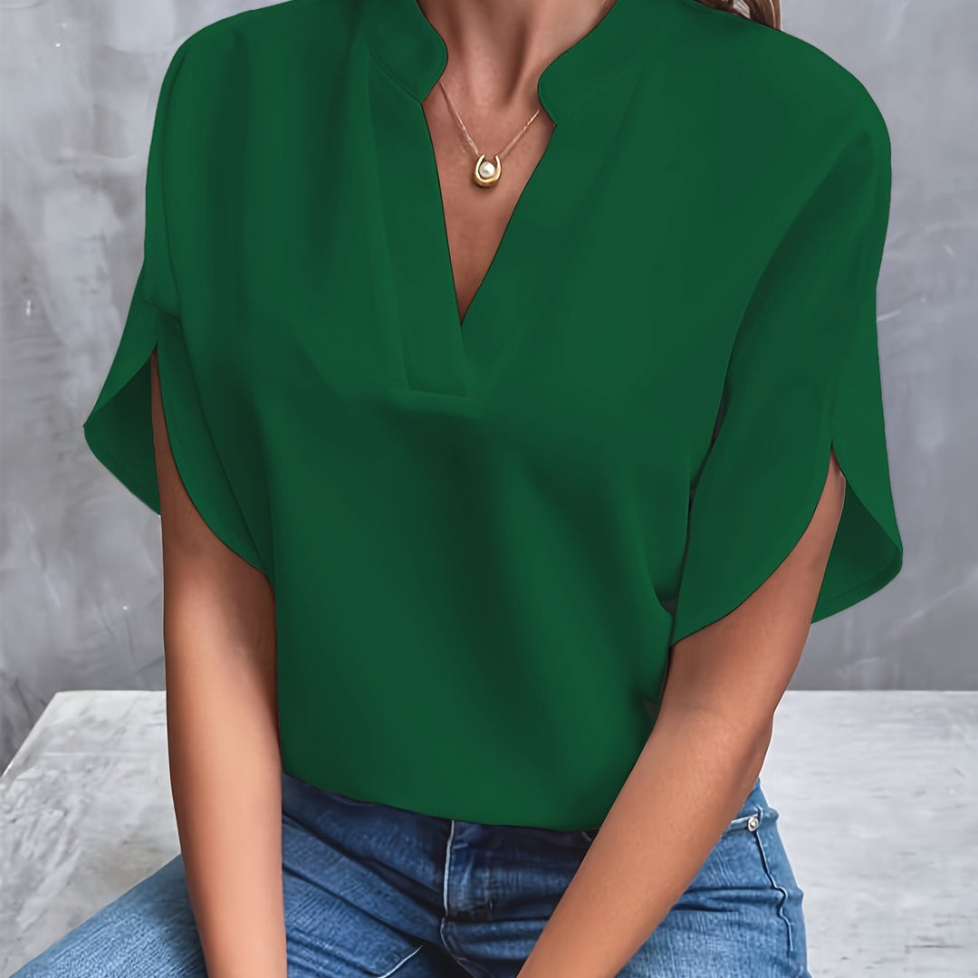 HAYDEN – BLOUSE MIT AUSGESTELLTEN ÄRMELN