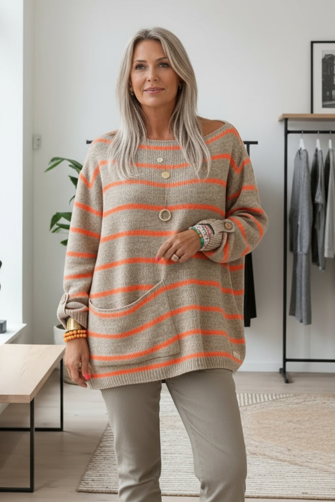 SYLVIA – GESTREIFTER PULLOVER
