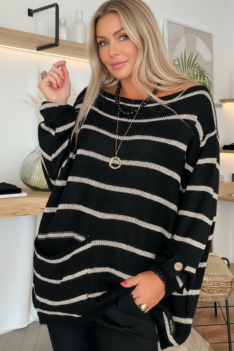 SYLVIA – GESTREIFTER PULLOVER