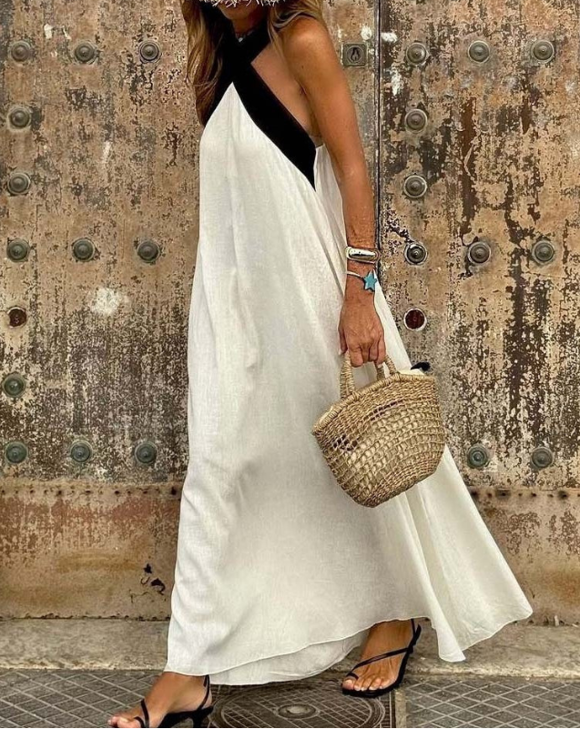 GINNY - CROSSOVER-KLEID