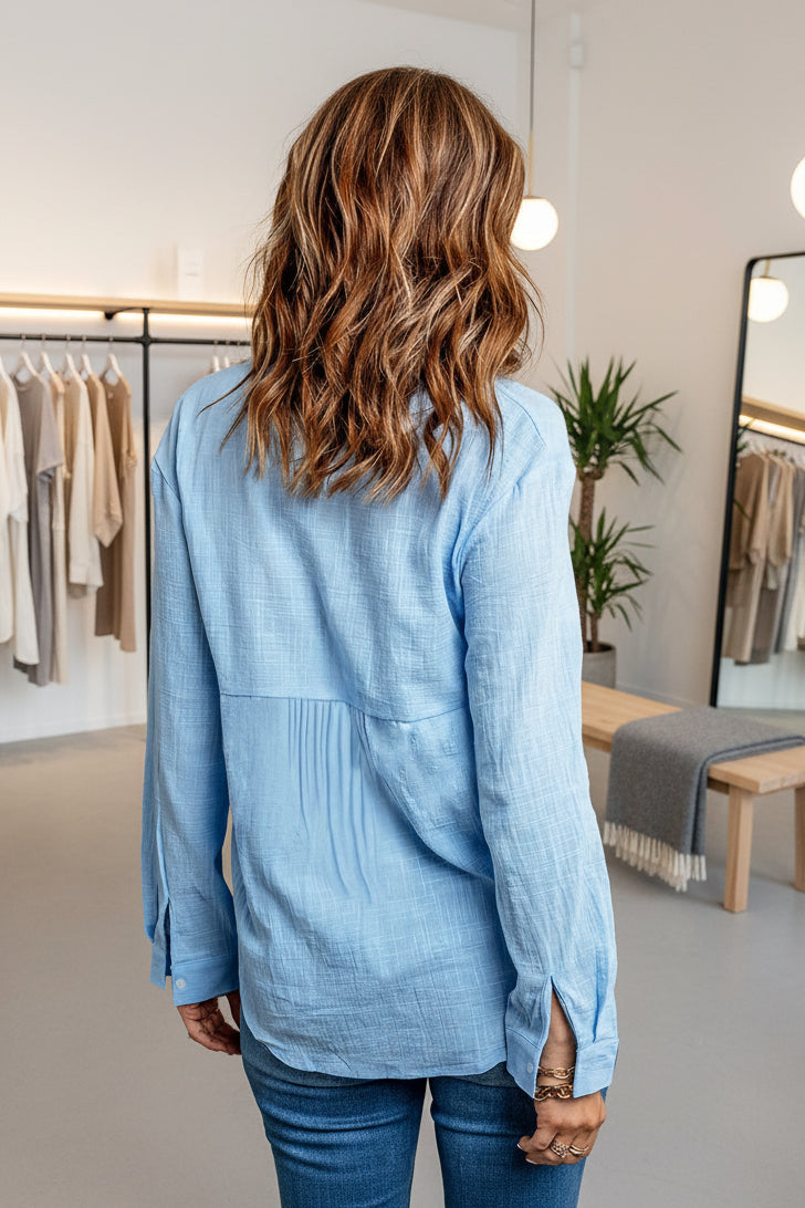 MIRANDA – LÄSSIGES BAUMWOLL-SHIRT