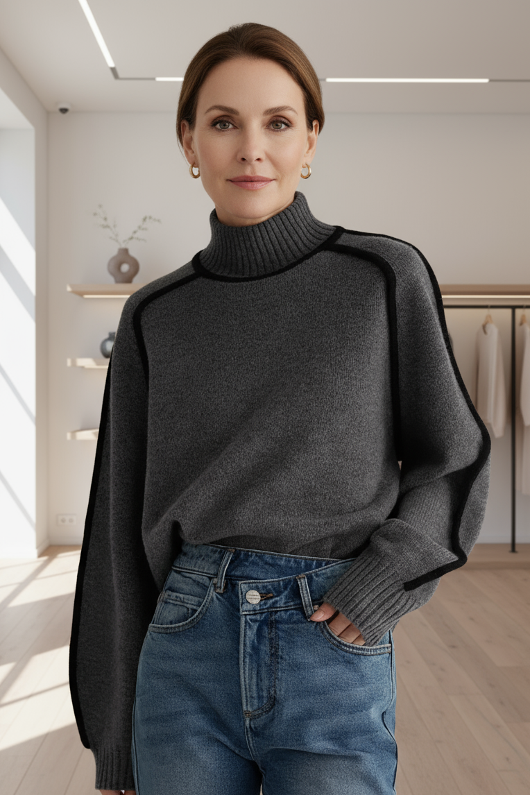 VICTORIA – ZEITLOSER ROLLKRAGENPULLOVER