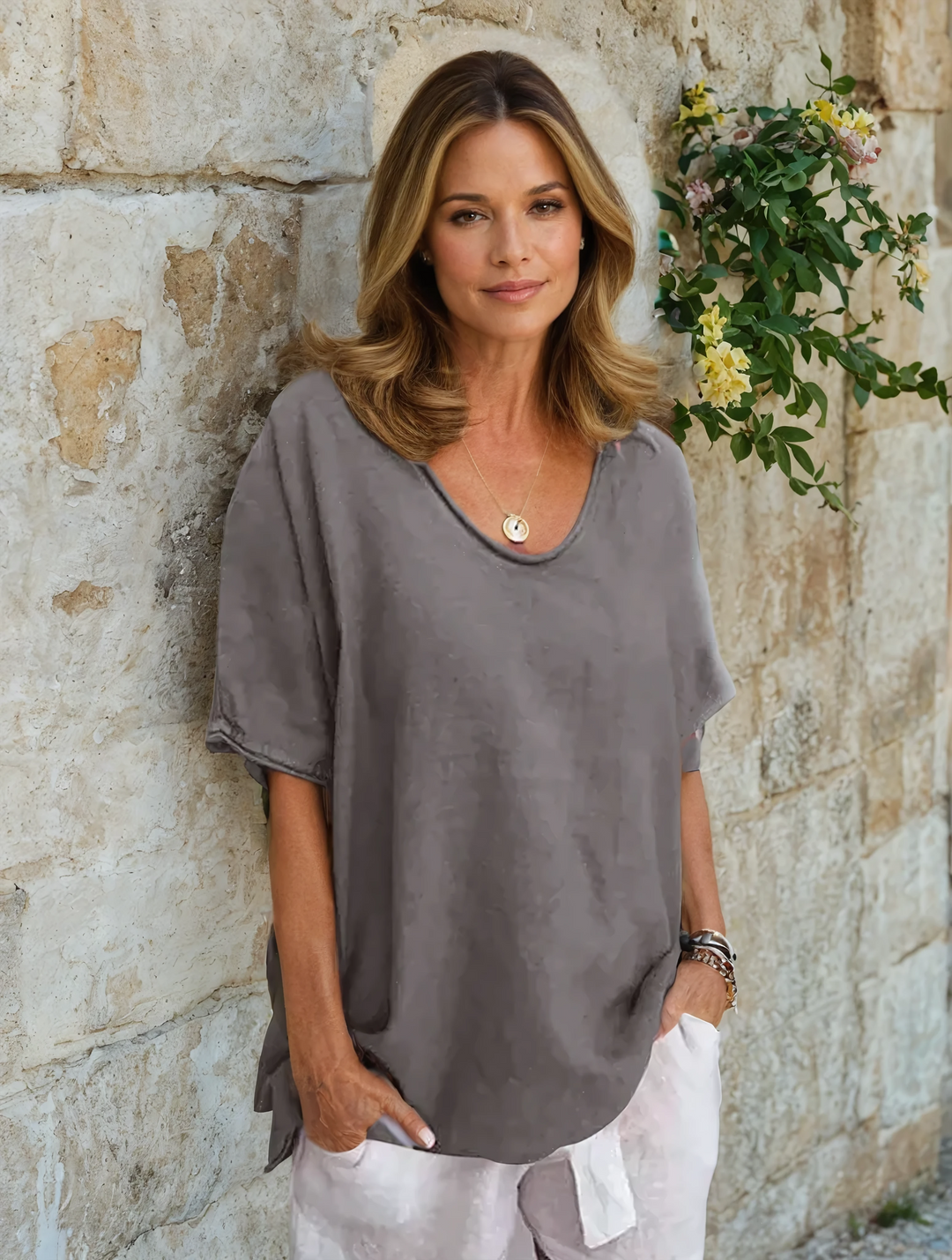 LILA - CHIC SOFT BLOUSE