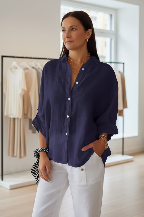 MAY – ELEGANTE POLO-BLUSE